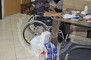 اهداء لوازم کمک حرکتی و لوازم بهداشتی از ابتدا سال 97